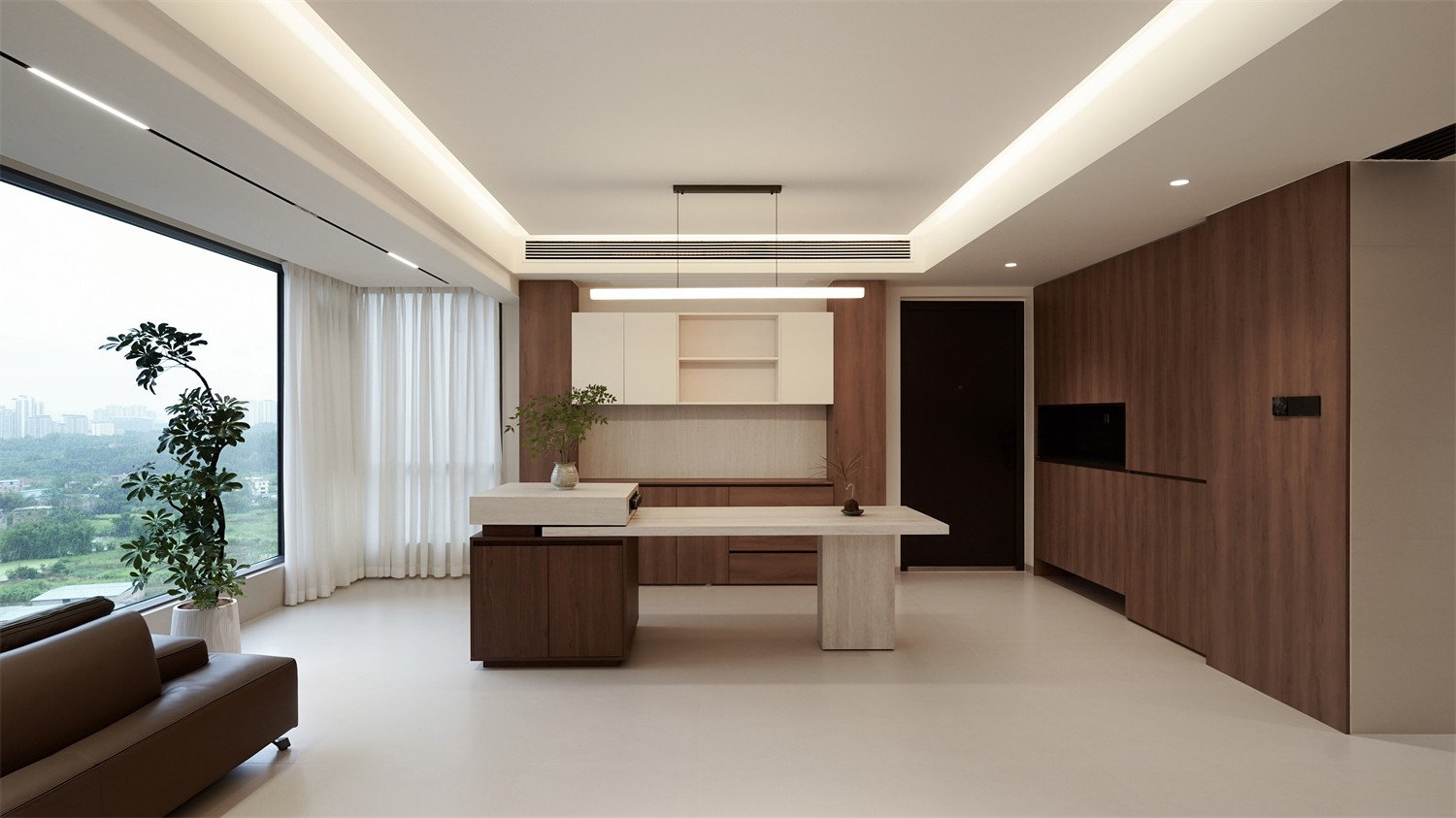 北投溪境119平中古風(fēng)入戶裝修完工實(shí)景圖